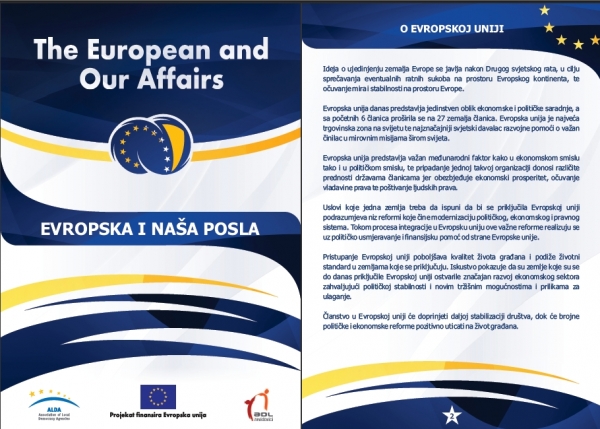 AWARENESS RAISING ACTIVITIES OF "EUROPEAN AND OUR AFFAIRS"