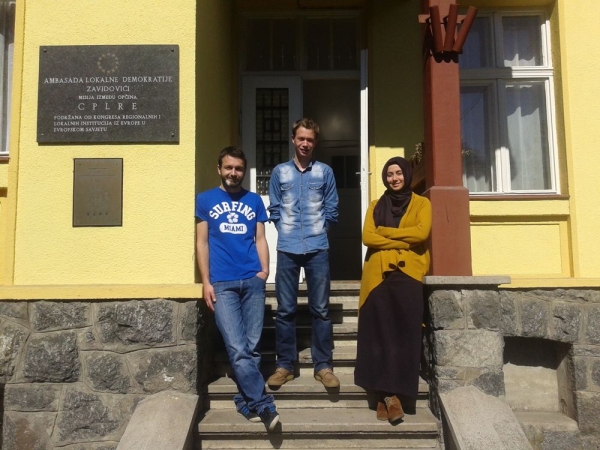 EVS VOLUNTEERS IN ZAVIDOVICI DURING 2014